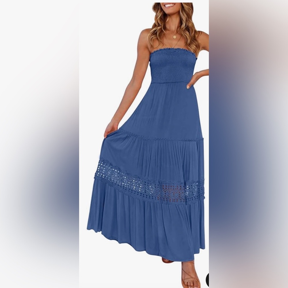 Amazon Women's Maxi Dress in Royal Blue
